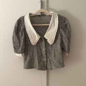 Zara Button Down Blouse | Size S